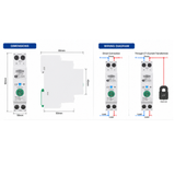 Tomzn 63A Smart Wifi Circuit Breaker TOB9-VAP