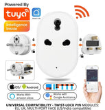 16A Universal Portable WiFi Smart Plug Energy Meter