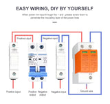 1000V DC SPD 2P Surge Protection Device 20kA–40kA Solar PV Low-Voltage Arrester Protective DIN Rail Switch