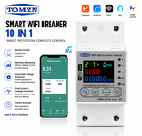 TOMZN Smart WiFi Breaker 10-in-1