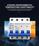AC Mini Circuit Breaker (MCB) TOB1-63H 2P/4P 63A C Curve 230/400V 50/60Hz DIN Rail Protection