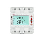 3-Phase 380V 100A Tuya WiFi Smart Energy Meter – Bi-Directional kWh Monitor with Over/Under Voltage & Current Limit Protection Relay