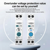 TOMZN 10-in-1 Smart WiFi Circuit Breaker Switch (63A) – Overload, Voltage & Leakage Protection with Timer & App Control