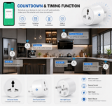 Smart Wifi Power Socket Plug 16A