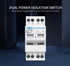 TOMZN 2P 63A Manual Transfer Switch (MTS) Dual Power Changeover Isolating Switch Interlock Circuit Breaker