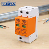 1000V DC SPD 2P Surge Protection Device 20kA–40kA Solar PV Low-Voltage Arrester Protective DIN Rail Switch
