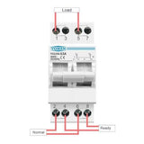 TOMZN 2P 63A Manual Transfer Switch (MTS) Dual Power Changeover Isolating Switch Interlock Circuit Breaker