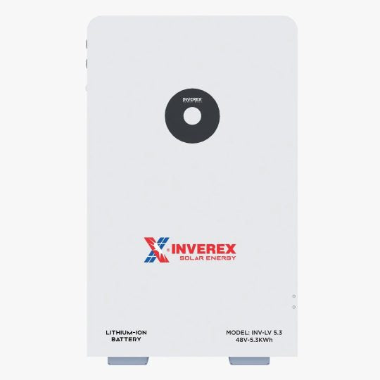 Inverex INV-LV2.6 25.6V 104Ah 2.6kWh Lithium-Ion Solar Battery | IP65 | Smart BMS